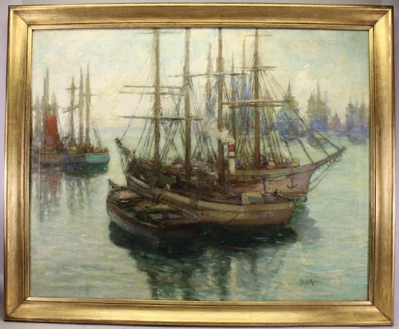 Untitled by Paul King, Oil on canvas, offered Aug 2018