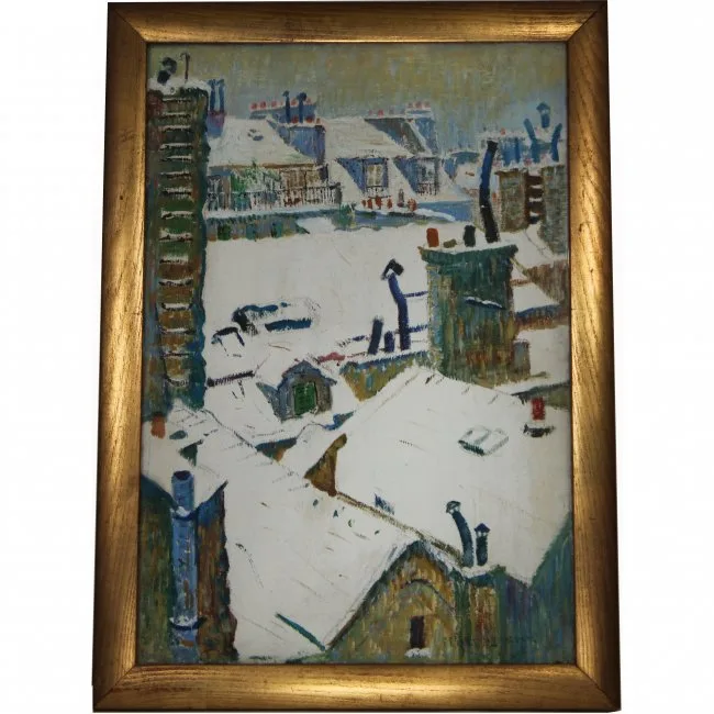 Untitled by Francis Morton Johnson, Oil on canvas, sold Aug 2018