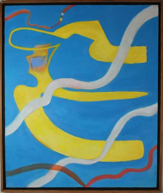 Thomas Koether, Air Riders, Oil on Board