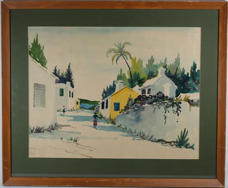 Untitled by Alfred Birdsey, Watercolor, sold Aug 2018