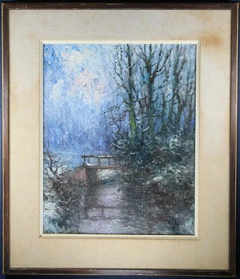 Walthère Joseph Neuhof, Untitled, Oil on canvas