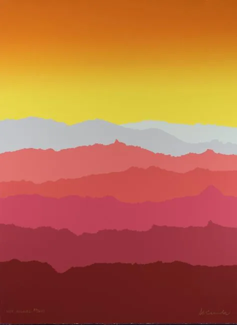 Hot Ridges by Arthur Secunda, Lithograph, offered Aug 2018
