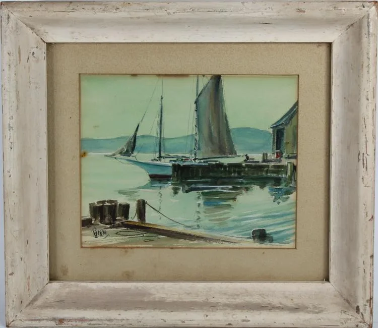 Untitled by Rudolph Wilhelm Zirm, Watercolor, sold Aug 2018