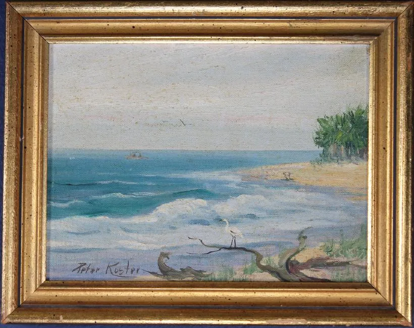 Peter Koster, Untitled, Oil on board