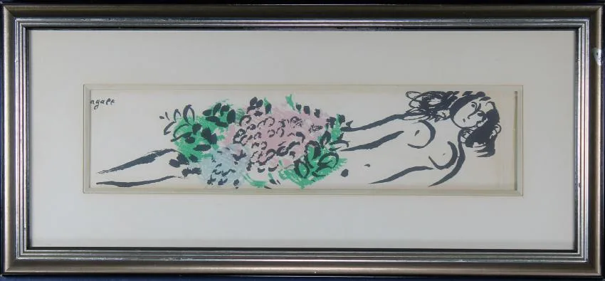 Untitled by Marc Chagall, lithograph, offered Aug 2018