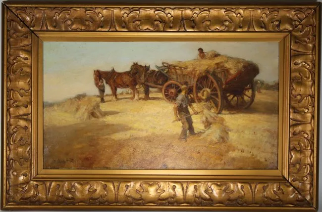 Untitled by Sep E. Scott, Oil on canvas, sold Aug 2018