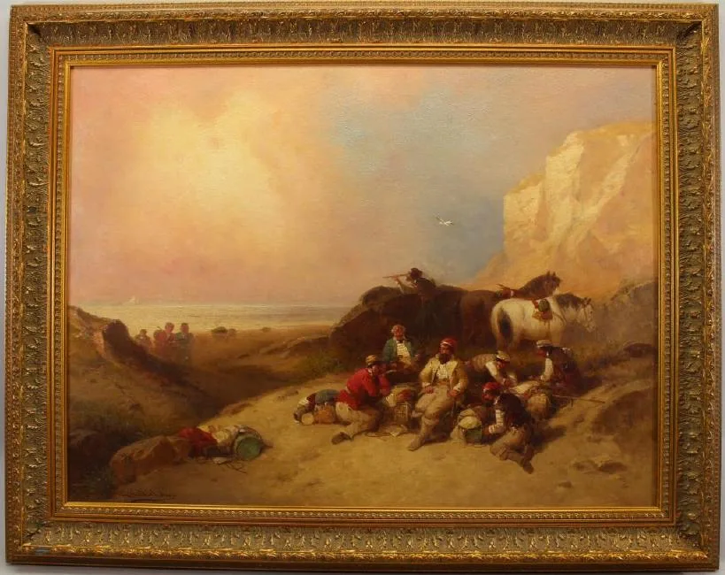 Untitled by George Washington Nicholson, Oil, offered Aug 2018