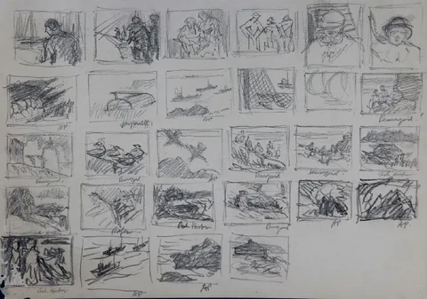 Frank Leonard Allen, Untitled, Pencil