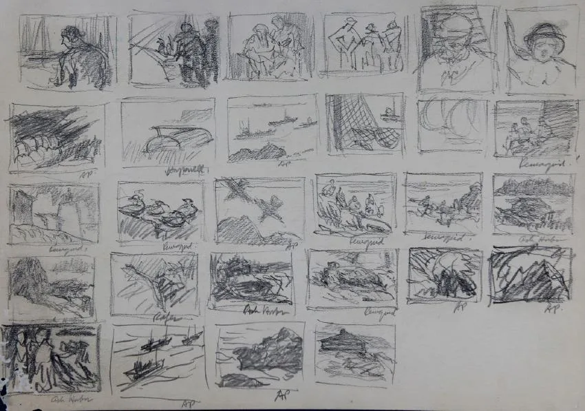 Untitled by Frank Leonard Allen, Pencil, sold Aug 2018