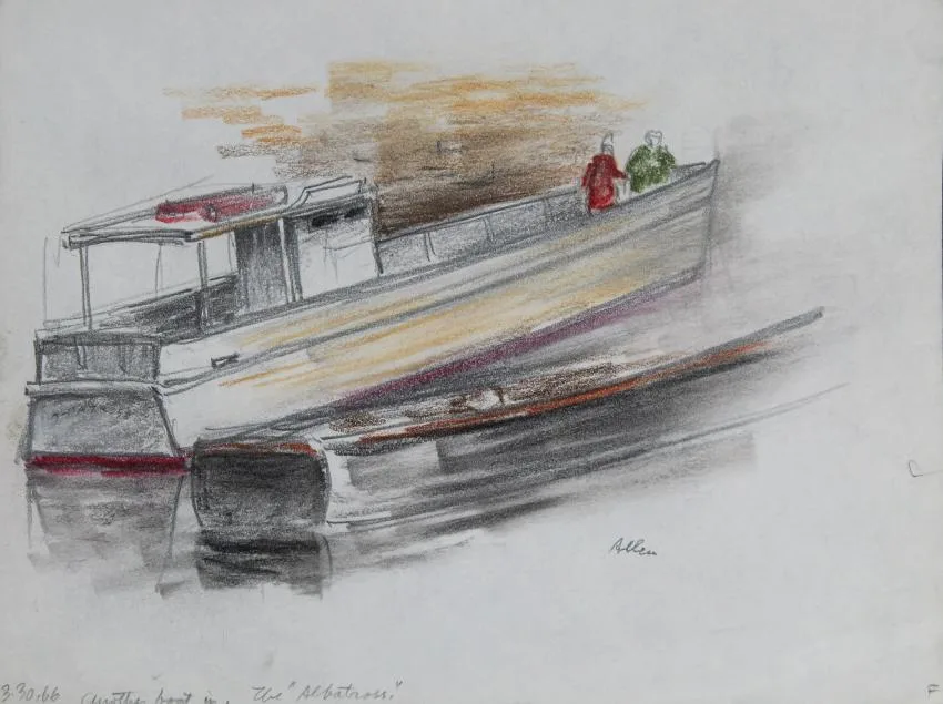 Untitled by Frank Leonard Allen, Pencil, offered Aug 2018