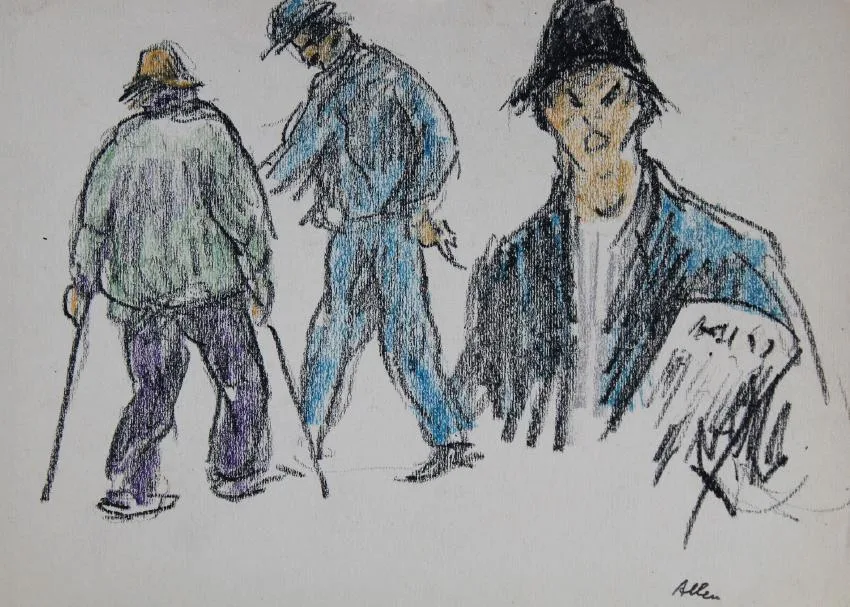 Untitled by Frank Leonard Allen, Pencil, offered Aug 2018