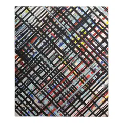 Ed Moses, NY Trac IV, 1974-75, acrylic on canvas