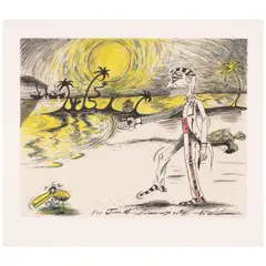 H. C. Westermann, Untitled, 1973, ink and watercolor on paper