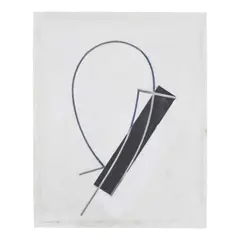 Tony DeLap, Untitled, 1972, gouache, colored pencil and graphite on paper