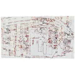 Mark Bradford, Untitled, 2004, Monoprint with lithography and screenprint in colors on wove paper