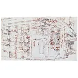 Mark Bradford, Untitled, 2004, Monoprint with lithography and screenprint in colors on wove paper