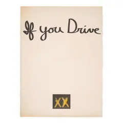 Chris Burden, If You Drive; If You Fly (Cirrus p. 197), 1973, Two lithographs in colors on Arches paper, each signed in pencil