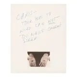 Chris Burden, Untitled (Cirrus p. 198), 1974, Lithograph with hand-colored appliqué on Copperplate paper