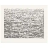 Vija Celmins, Ocean, from Untitled Portfolio (Cirrus p. 206), 1975, Lithograph on Twinrocker Handmade Rag paper