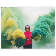Judy Chicago, On Fire at Eighty, 2019, Archival pigment print in colors on wove paper