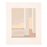 Helen Lundeberg, Three Oranges, 1986, Lithograph in colors on wove paper