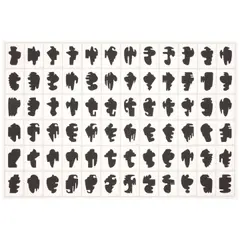 Allan McCollum, For The Millions/Just For You, 2020, Archival pigment prints on individual wove sheets with wove support, each signed in ink recto and dated