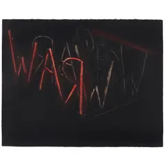 Bruce Nauman, Untitled (Raw-War) (Cirrus p. 316), 1971, Lithograph in colors on wove paper