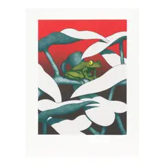 Ken Price, Jivaroland Frog Cup (Tamarind 2495), 1968, Lithograph in colors on Copperplate deluxe paper