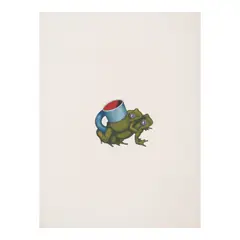 Ken Price, Double Frog Cup (Tamarind 2496), 1968, Lithograph in colors on Copperplate Deluxe paper
