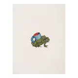Ken Price, Double Frog Cup (Tamarind 2496), 1968, Lithograph in colors on Copperplate Deluxe paper