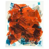 Mary Weatherford, Union Ave; California, 2013, Two lithographs in colors on Arches paper, each signed in pencil