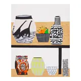 Jonas Wood, Shelf Still Life, 2018, Lithograph and screenprint in colors on wove paper