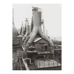 Hochöfen, Völklingen, Saar, Deutschland (Blast Furnace, Völklingen, Saar, Germany) by Bernd and Hilla Becher, 1986, Gelatin silver print, sold Feb 2026