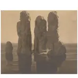 František Drtikol, Montage with Nude Figure on Rocks, c. 1930, Gelatin silver print
