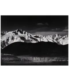 Ansel Adams, Winter Sunrise, Sierra Nevada, From Lone Pine, California, 1944, Gelatin silver print
