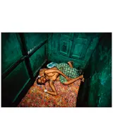 Mary Ellen Mark, Twelve-year-old Lata Lying in Bed, Falkland Road, Bombay, India, 1978, Silver dye bleach print