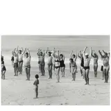 Elliott Erwitt, Sylt, West Germany (Beach Group), 1968, Gelatin silver print