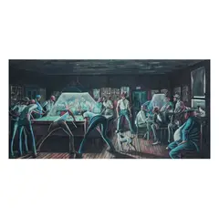 Ernie Barnes, Untitled, lithograph, pencil-signed lower right