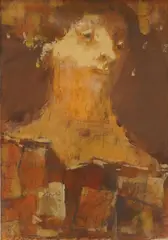 David Aronson, Untitled, acrylic and pencil
