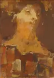 David Aronson, Untitled, acrylic and pencil