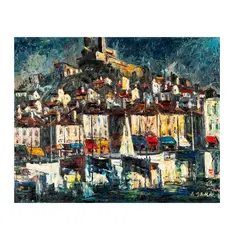 Untitled by Emeric Vagh-Weinmann, oil on canvas, sold Jul 2026