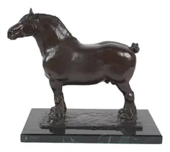 Adrien Voisin, Untitled, bronze on marble