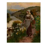 Daniel Ridgway Knight, Untitled, oil on canvas