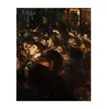 Jules Adler, Untitled, oil on artist board, 1906