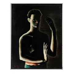 David Lax, Untitled, oil on canvas, 1979