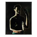 David Lax, Untitled, oil on canvas, 1979