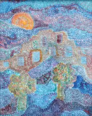 Simon Avissar, Untitled, acrylic on canvas