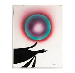 Gilbert Valentin, Untitled, watercolor/gouache on paper, 1981
