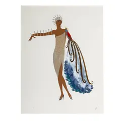 Erté, Untitled, serigraph, 136/200
