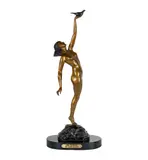 Pierre le Faguays, Untitled, bronze mounted to marble base